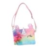 Sac bandoulière OUNONA Licorne Peluche Couleur Arc-Ciel Facile à Utiliser pour Enfants