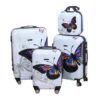 CELIMS Valise en Polycarbonate 55 65 75 cm TSA 4 Roulettes Cabine Moyenne Grande
