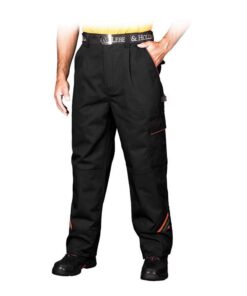 REIS Pro Master Pantalon de protection Noir/Orange/Gris Taille 46 Protection en milieu de travail