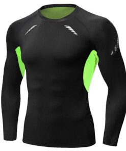 Terecey T-Shirt Compression Homme Séchage Ultra Rapide Anti UV