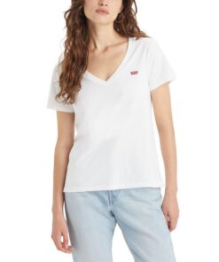T-shirt V-neck Levi's Femmelogo, design, féminin, casual, comfy, T-shirt homme, T-shirt de sport, T-shirt en coton, T-sh
