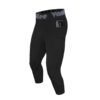 VanKee Pantalon De Compression 3/4 avec Poches pour Hommes | Legging De Sport à Évacuation d'Humidité et Séchage Rapide