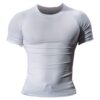 T-Shirt Muscle Alive pour Hommes Maigre Serré Compression Top Polyester et Spandex - Top de Musculationスポンサードリンク