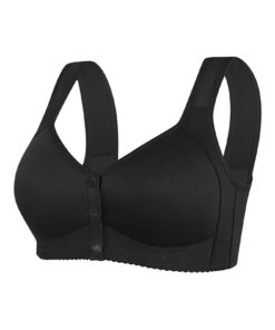 NaLatia Femme Soutien-Gorge Post-Opératoire Sport Fermeture Devant Sans Armature Brassiere Yoga