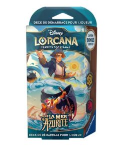 Ravensburger Disney Lorcana TCG : Paquet préassemblié 1 Jouer La Mer Azurite - Ambre & Rubis, Pour Enfants dès 8 Ans