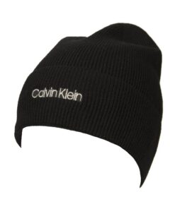 Calvin Klein Bonnet en Tricot Femme Hiver Cozy Warm Femmes Accessoires de Mode