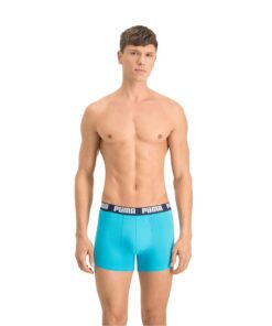 PUMA Basic Boxers Caleçons Bleu_homme_lot_de_2_fits_all_day_long