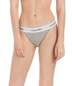 Calvin Klein Maillot de bain tanga high leg femme avec élasthanne Legging confortable pour femme sport ou plage So