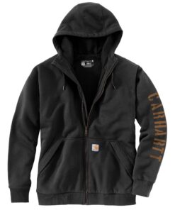 Carhartt Rain Defender Sweatshirt Mixte Fleece Lined Graphic Logo Chaude pour Homme et Femme