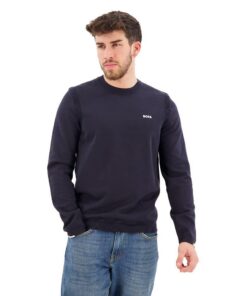 BOSS Hommes Pull Ever-X CN en Coton mélangé avec Logo imprimé pour Professionnels en Occasion Professionnelle
