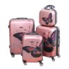 VALISE CELIMS SET VALISIERE CABINE MÉDIA GRANDE Vanity ROSE GOLD 55/65/75CM Polycarbonate 4 Roulettes TSA Cadenas Rose G
