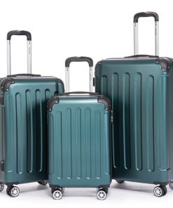Boleedy Set Valise 3 Pièces Grande Taille | Absolutely Durable Rigide ABS | Sets de Bagages pour Voyage