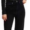 Titre SEO optimisé : Jeans Karl Lagerfeld Femme Denim Droit Taille Haute - Taille Haute - Jambe Droite