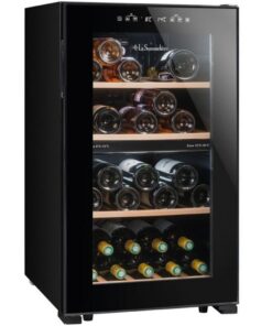 Cave de température double zone LS51.2ZBLACK (50 bouteilles) - Vin et bière, Design silencieux, Idéal pour les amateurs