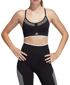Adidas All Me Primeknit FLW Sport Bra - Pour Les Femmes - Sports et Gym - Douleur Réduite - Mousse Revêtement Intérieur