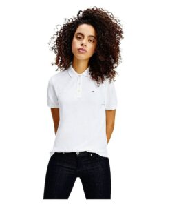 Tommy Hilfiger Polo Femme Slim Fit - Vêtement Mode pour Femme - Design Classique et Confortable