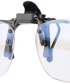 Anti lumière bleue sur-lunettes UV 400 [Infactory] - Protection oculaire pour travailleurs de la lumière - Bureau et mai
