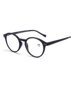 Lunettes de lecture ZENOTTIC Anti-blu-Ray Anti-reflets Hommes Femmes Confortables Cadre Ronde Vintage Rétro