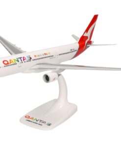 Herpa Qantas Airbus A330-200 Pride is in The Air 1/200 Snap-fit Model pièce de Collection d'avion