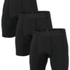 Niksa Short Compression Homme Running Collant Court de Sport Ergonomique et Élastique pour Course et Workout | 3 Pièces|