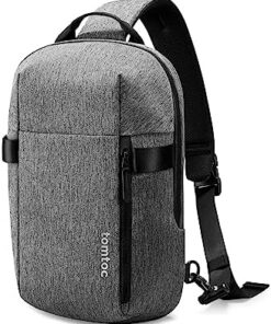tomtoc Sac à Bandoulière Compact EDC pour 13" MacBook Air/Pro & iPad Pro M4 - Résistant à l'Eau, Minimaliste