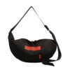 Sac à bandoulière tendance en nylon délicat pour femmes et hommes quotidien avec plus de fonctionnalités