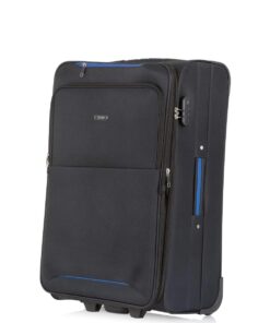 Valise OCHNIK Grande Noir Souple Nylon Haute Qualité | Grande Valise Souple OCHNIK Nylon Noir | Valise Grande OCHNIK Noi