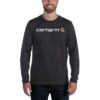 Carhartt 103841 T-shirt de travail en coton à manches longues pour homme avec logo et graphisme block