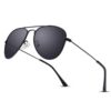 Lunettes de Soleil pour Enfants LOJUDI - Polarisation UV400 Cadre Métallique pour Garçons et Filles 4-12 Ans