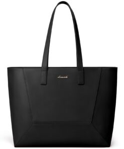 LOVEVOOK Sac à main Tote Femmes Sac en Cuir Robuste pour Déplacement et Travail