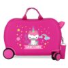 Roll Road Little Me Unicorn Rigide Valise pour Enfant Rose