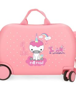 ROLL ROAD I, Valise Enfant Licorne, Élégante et Pliable pour Flyers et Étudiants