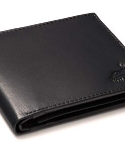 Fa.Volmer Porte-Monnaie pour Homme en Cuir Véritable i Format Paysage i Grande Capacité pour la Monnaie i 8 Compartiment
