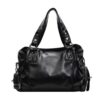 RuiDay Sac à main vintage pour femme Cuir Grande capacité Voyage Shopping Party