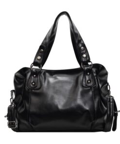 RuiDay Sac à main vintage pour femme Cuir Grande capacité Voyage Shopping Party