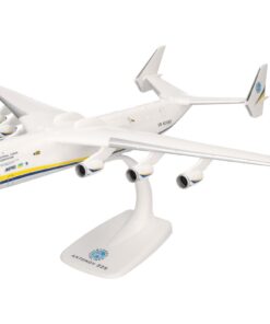 Herpa Avion Miniature Antonov AN-225 « Mriya » 1:250 Pièce de Collection Plastique Socle Usa