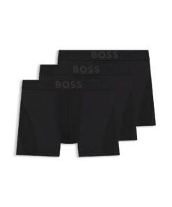 BOSS Hommes Boxers Br 3P Active Lot de Trois Boxers Longs Actifs Élégants en Microfibre Stretch