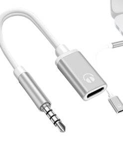 Câble USB C 3,5mm Jack pour Casque Acheteurs Américains + Câble Auxiliaire 3,5 Mm Mâle Ver S TypeC Femelle + Adaptateur