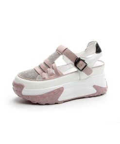 Chaussures de Sport d'été SUCHETA avec Semelles Épaisses pour Fitness et Course à Pied - Augmente la Hauteur des Chaussu