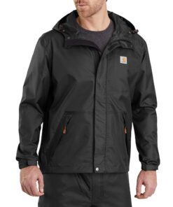 Carhartt Dry Harbor Jacket Homme Imperméable & Respirant pour Travaux de Plein Air - Veste Durable et Confortable pour H