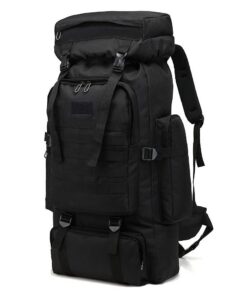 Sac à dos de randonnée homme 60L-80L étanche pour l'escalade et le campingSac à dos militaire tactique MOLLE grandSac à