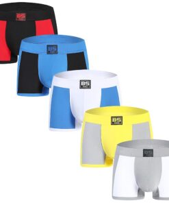 Titre SEO optimisé : Boxer BSHETR Lot de 5 en Microfibre Doux pour Homme | Comfortables et Hygiéniques | Livraison Gratu