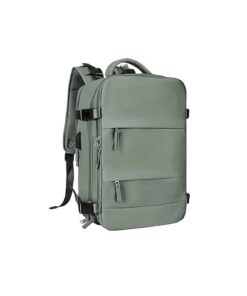 BDXMKS Sac Randonnée imperméable pourHommes et Femmes, Sac à Dos de Voyage Antivol(Green) BDXMKS Grand Sac à Dos de Trav