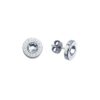 Tommy Hilfiger Piercings en Acier Inoxydable Décorés Avec Crystals pour Femmes Accessoires Jewelry