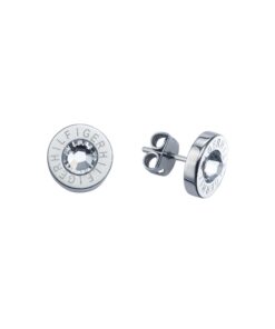 Tommy Hilfiger Piercings en Acier Inoxydable Décorés Avec Crystals pour Femmes Accessoires Jewelry