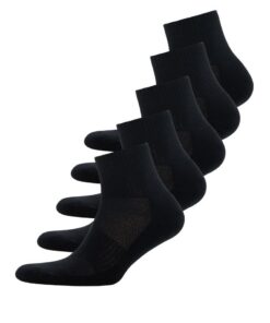 LOT DE 5 CHAUSSETTES DE COURSE MI-HAUTES EN COTON WESTMARK LONDON POUR HOMME POUR RUNNING OPTIQUES Redskins