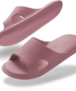 Claquettes Misolin Légères Hommes Antidérapantes pour Douche et Maison