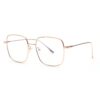 JM Lunettes Optiques Design Anti-Lumière Bleue Mode Adulte Métal Protection Pour les Yeux Femmes Polygone