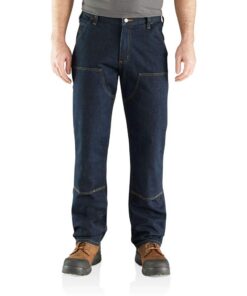 Carhartt Rugged Flex Jean de Travail Doublé À L’Avant Coupe Décontractée Homme - Robuste et Comfortable pour Travail Int