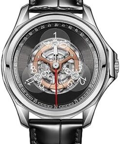OBLVLO Montre Mécanique Automatique Homme Super Lumineux Étanche DK-Star-Glass
